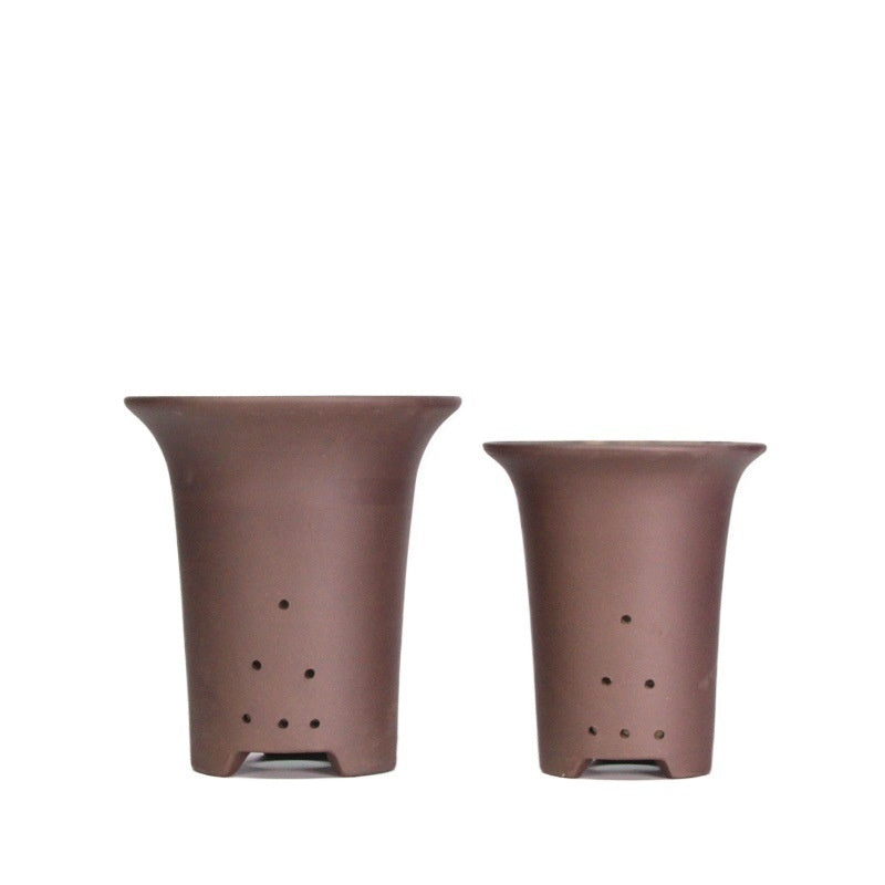 Purple Sand Flower Pot Extra Large Orchid Pots Ceramic Bonsai