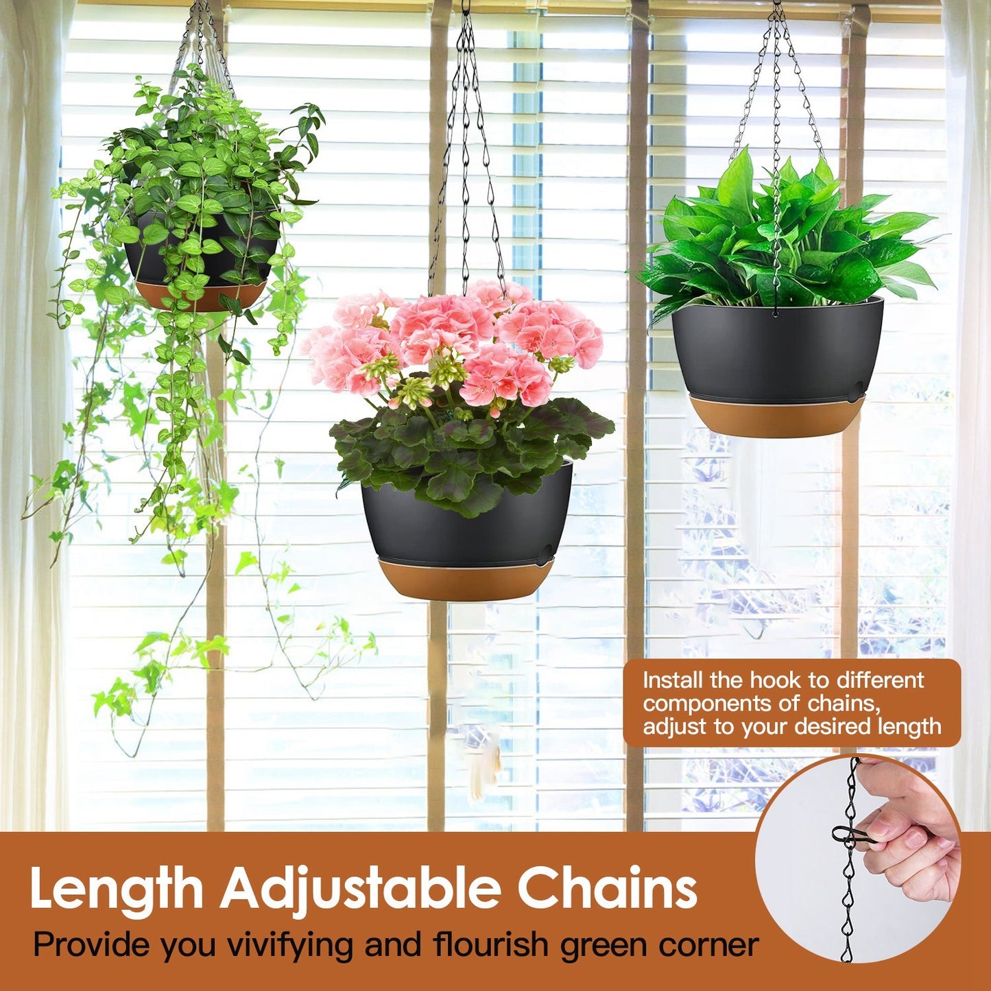 Diameter Hanging Planter With Drainage Holes