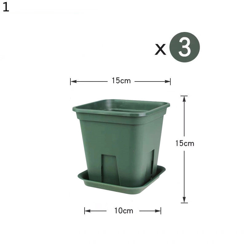 Thicken Root Control Creative Green Rose Clematis Planting Pots