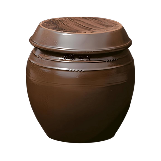 Celyn Earthenware Onggi Korean Traditional Clay Jar Ceramic Canister
