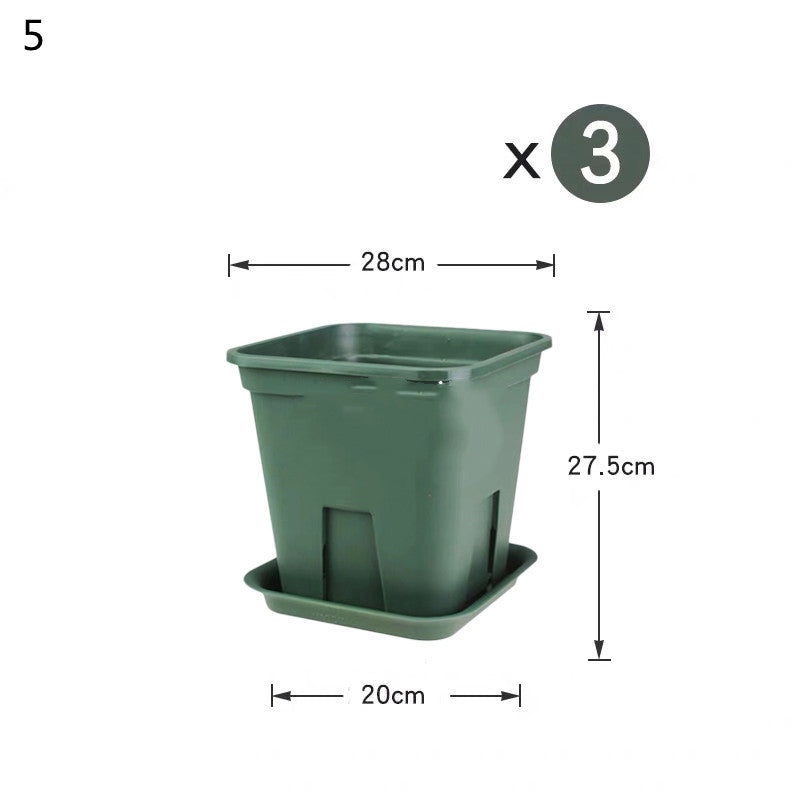 Thicken Root Control Creative Green Rose Clematis Planting Pots