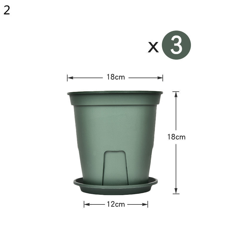 Thicken Root Control Creative Green Rose Clematis Planting Pots