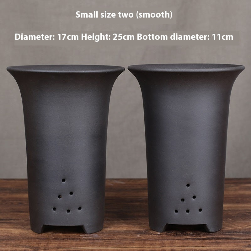Large Diameter Orchid Pots Clivia Porcelain Minimalist