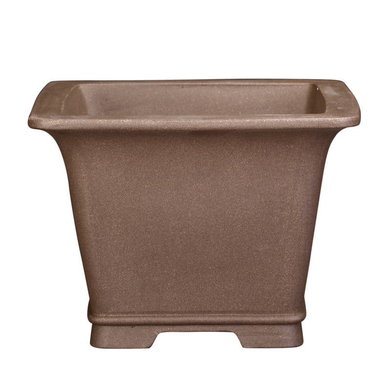Purple Sand Orchid Pots Household Square Bonsai Succulent Creative Ceramic