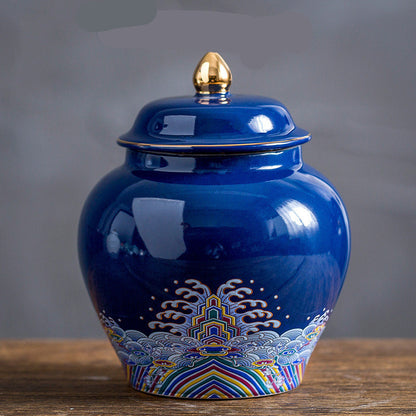 Household Round Cans For Tea Storage, Sealed Pots