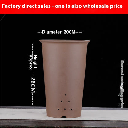 Purple Sand Flower Pot Extra Large Orchid Pots Ceramic Bonsai