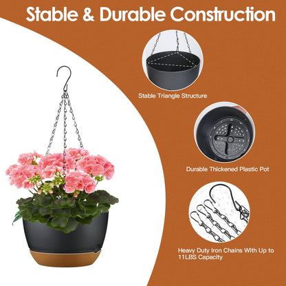 Diameter Hanging Planter With Drainage Holes