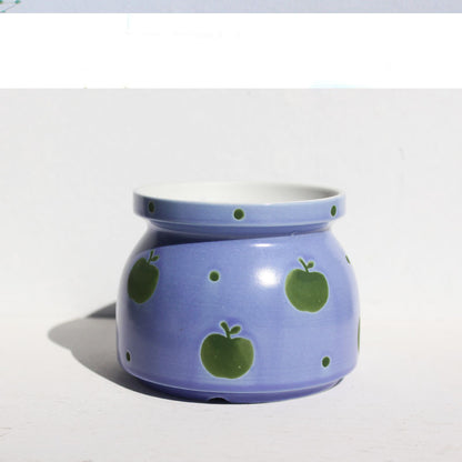 Household Ceramic Printed Hand-painted Succulent Flower Pots