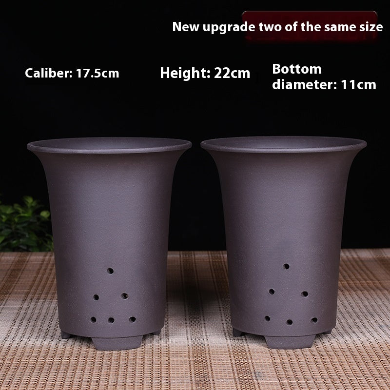 Large Diameter Orchid Pots Clivia Porcelain Minimalist