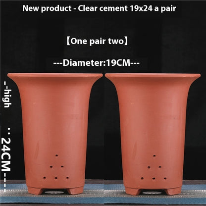 Purple Sand Flower Pot Extra Large Orchid Pots Ceramic Bonsai
