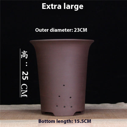 Purple Sand Flower Pot Extra Large Orchid Pots Ceramic Bonsai
