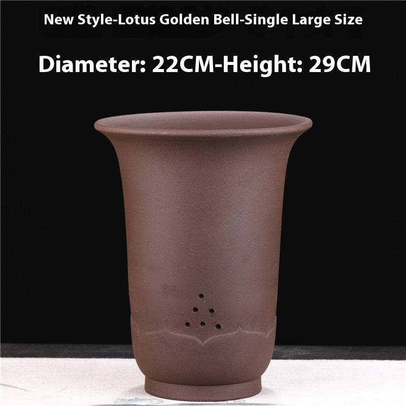 Purple Sand Flower Pot Extra Large Orchid Pots Ceramic Bonsai