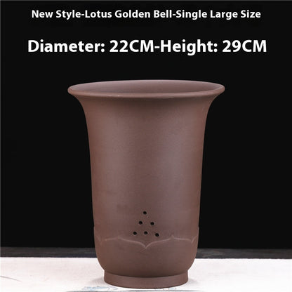 Purple Sand Flower Pot Extra Large Orchid Pots Ceramic Bonsai