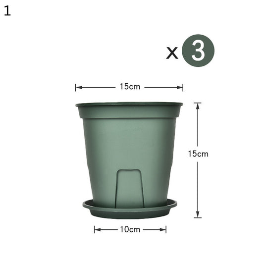 Thicken Root Control Creative Green Rose Clematis Planting Pots