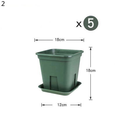 Thicken Root Control Creative Green Rose Clematis Planting Pots