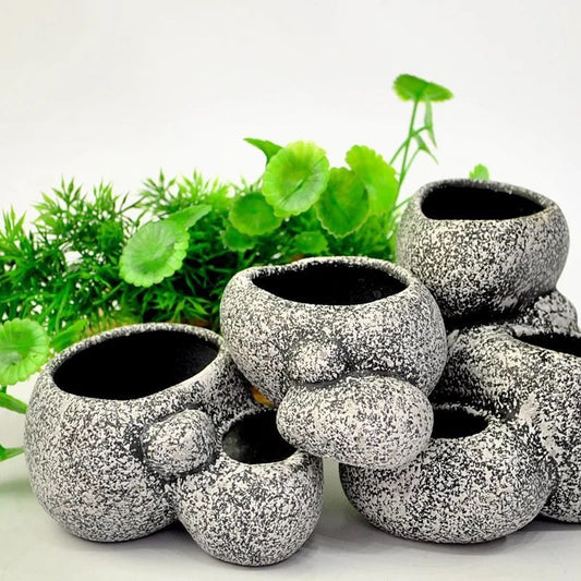 Ceramic Simulation Stone Hydroponic Pots