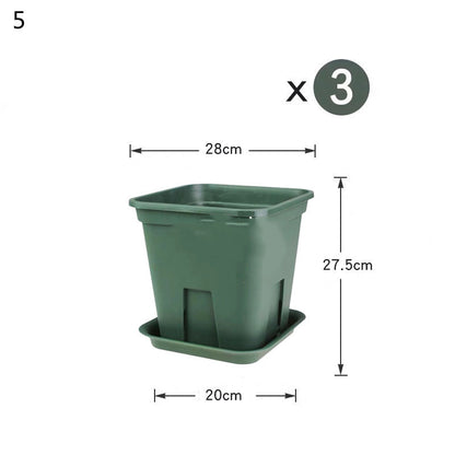 Thicken Root Control Creative Green Rose Clematis Planting Pots